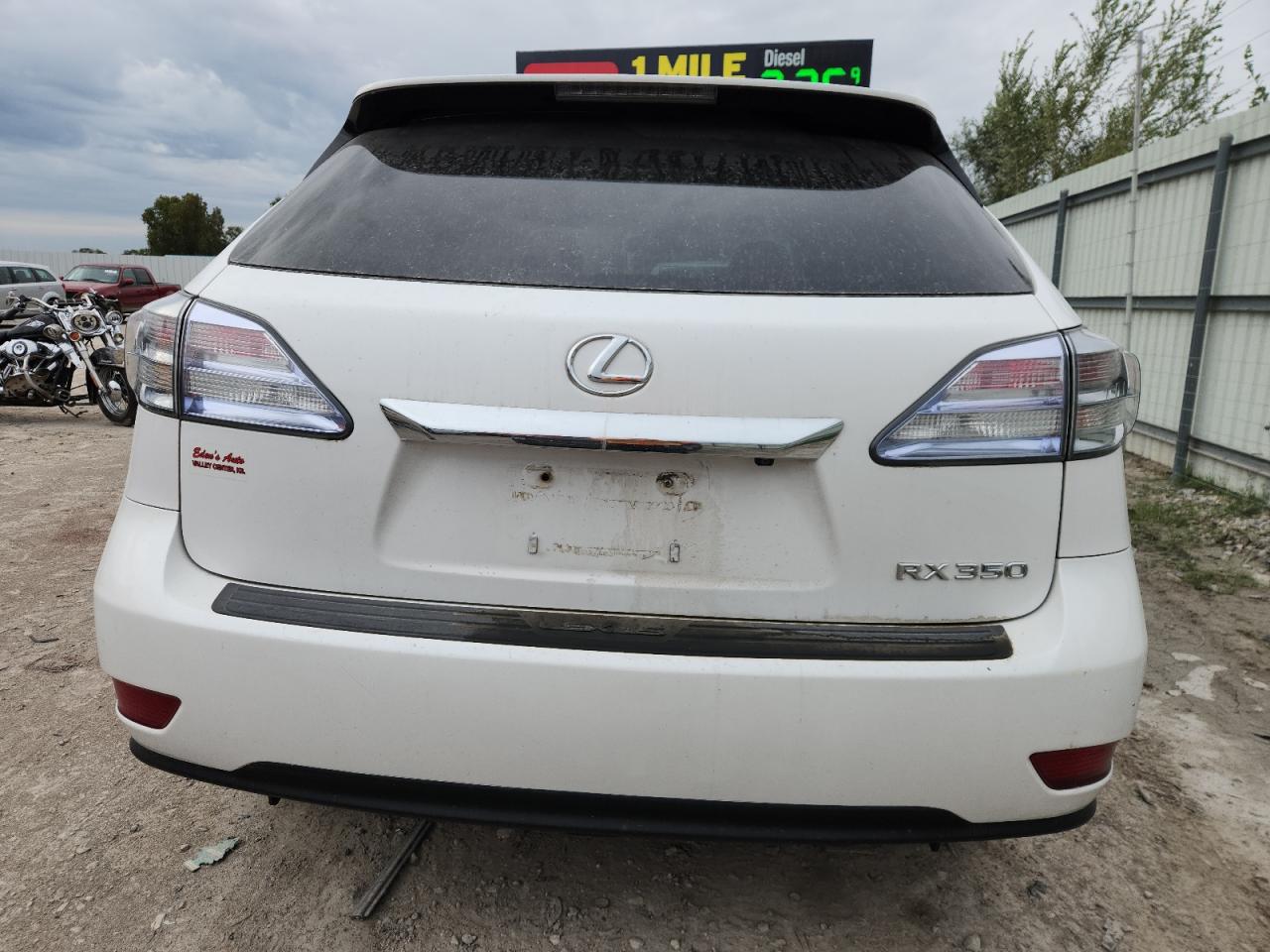 2011 Lexus Rx350 VIN 2T2BK1BA8BC083275 photo 6