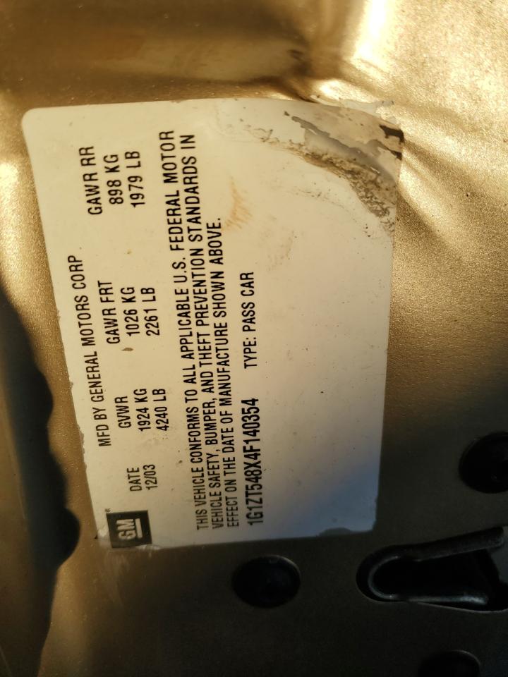 2004 Chevrolet Malibu VIN 1G1ZT548X4F140354 photo 12