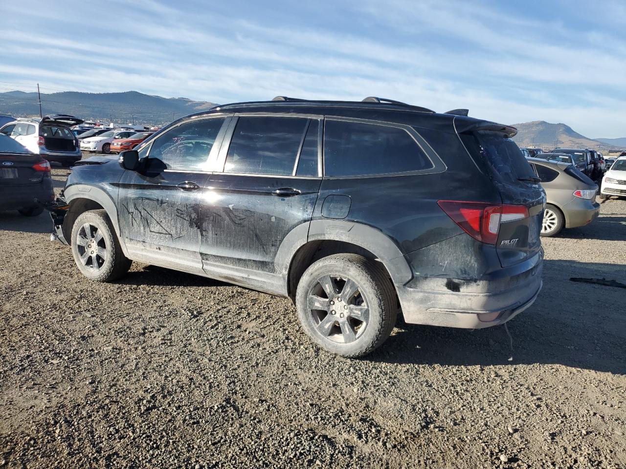 2022 Honda Pilot VIN 5FNYF6H89NB060317 photo 2