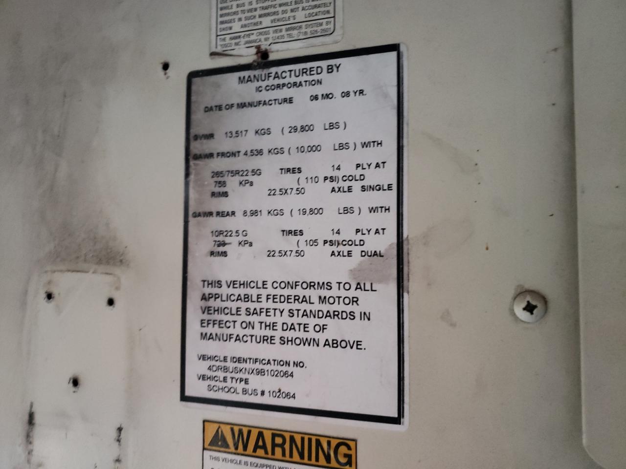 2009 Ic All models VIN 4DRBUSKNX9B102064 photo 10