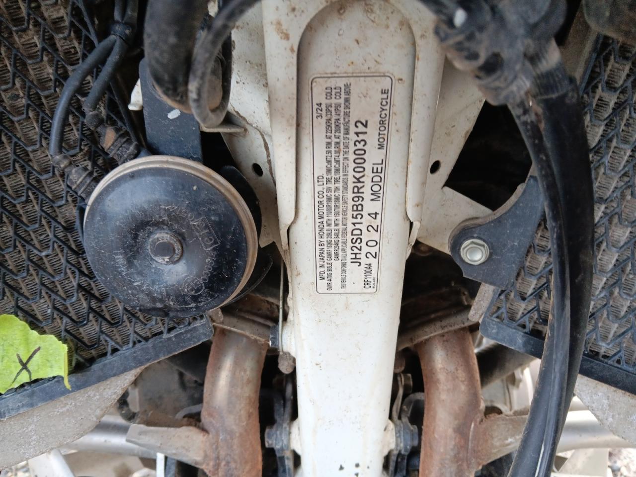 2024 Honda Crf cycle VIN JH2SD15B9RK000312 photo 9