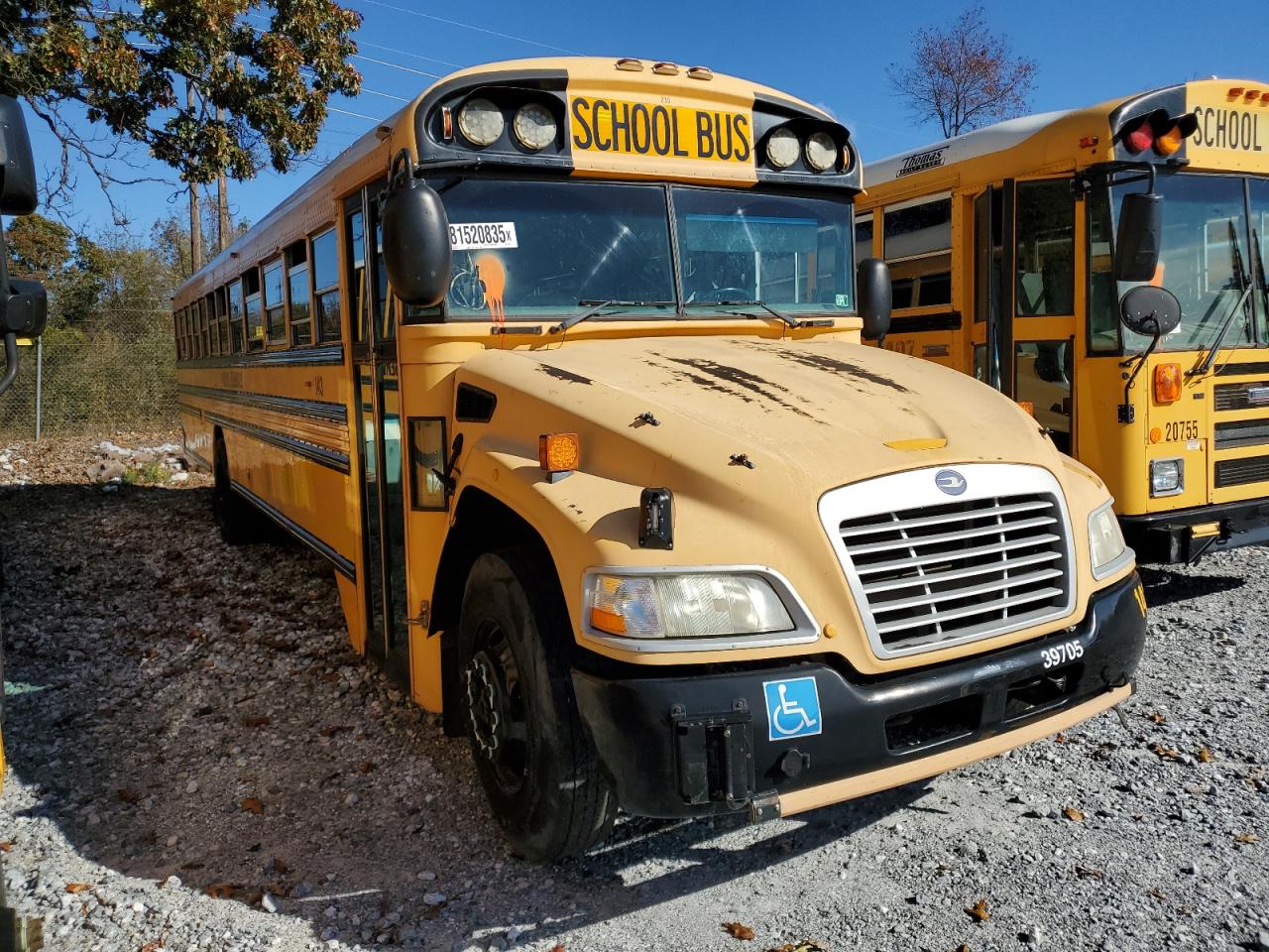 2011 C7NG School bus VIN 1BAKGCPA1BF279571 photo 1