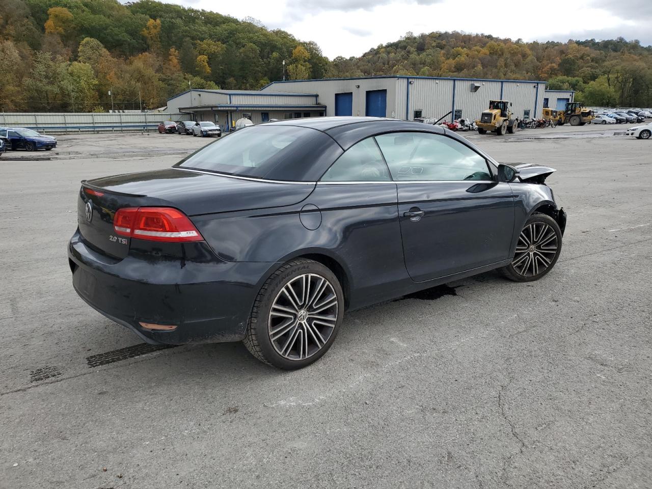 2014 Volkswagen Eos VIN WVWBW8AH4EV005691 photo 3