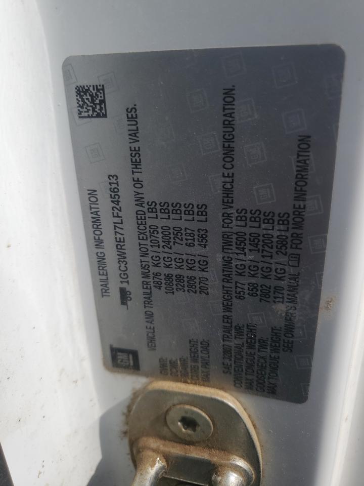 2020 Chevrolet All models VIN 1GC3WRE77LF245613 photo 12