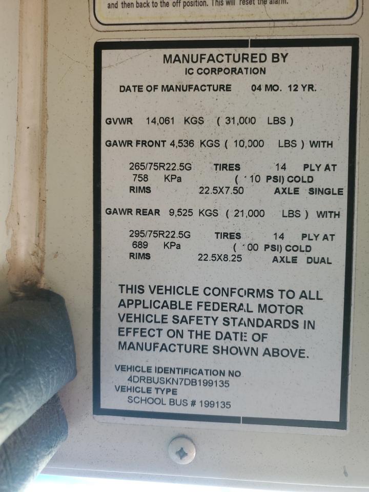 2013 Ic Ce series VIN 4DRBUSKN7DB199135 photo 10