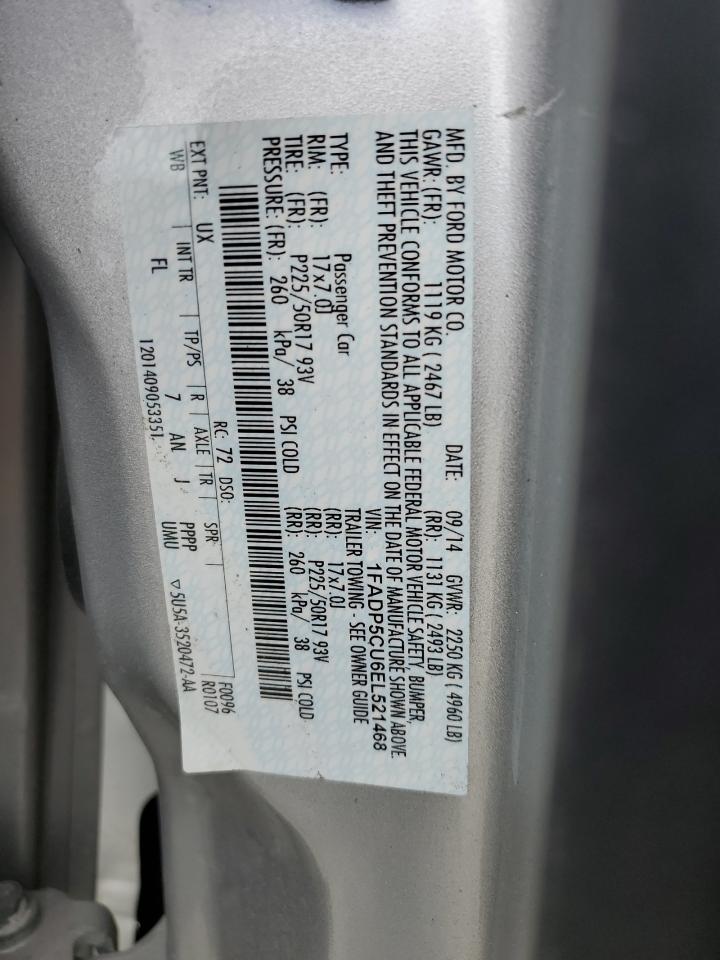 2014 Ford Cmax VIN 1FADP5CU6EL521468 photo 12