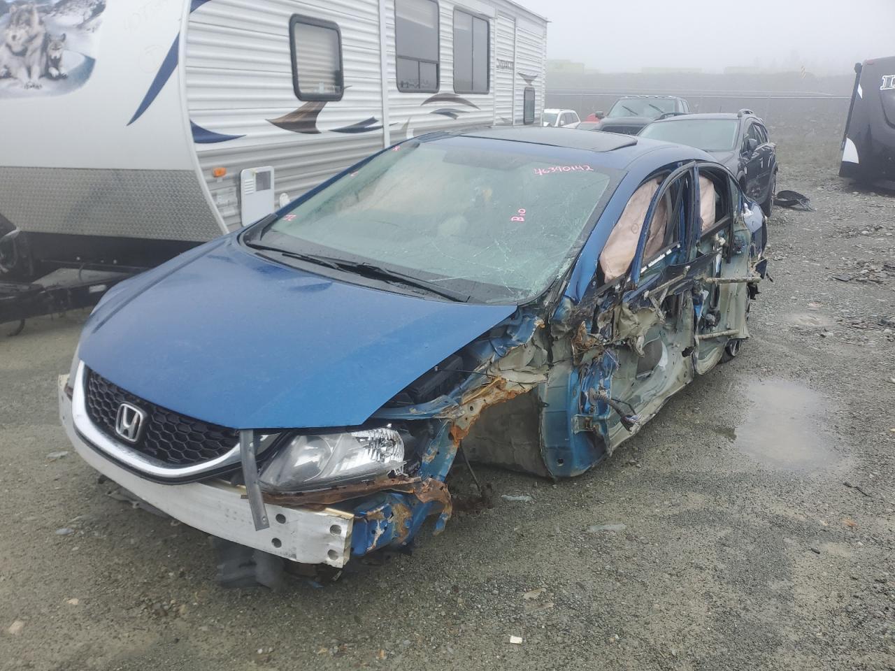 2015 HONDA Civic lx VIN 2HGFB2F51FH058854 photo 2