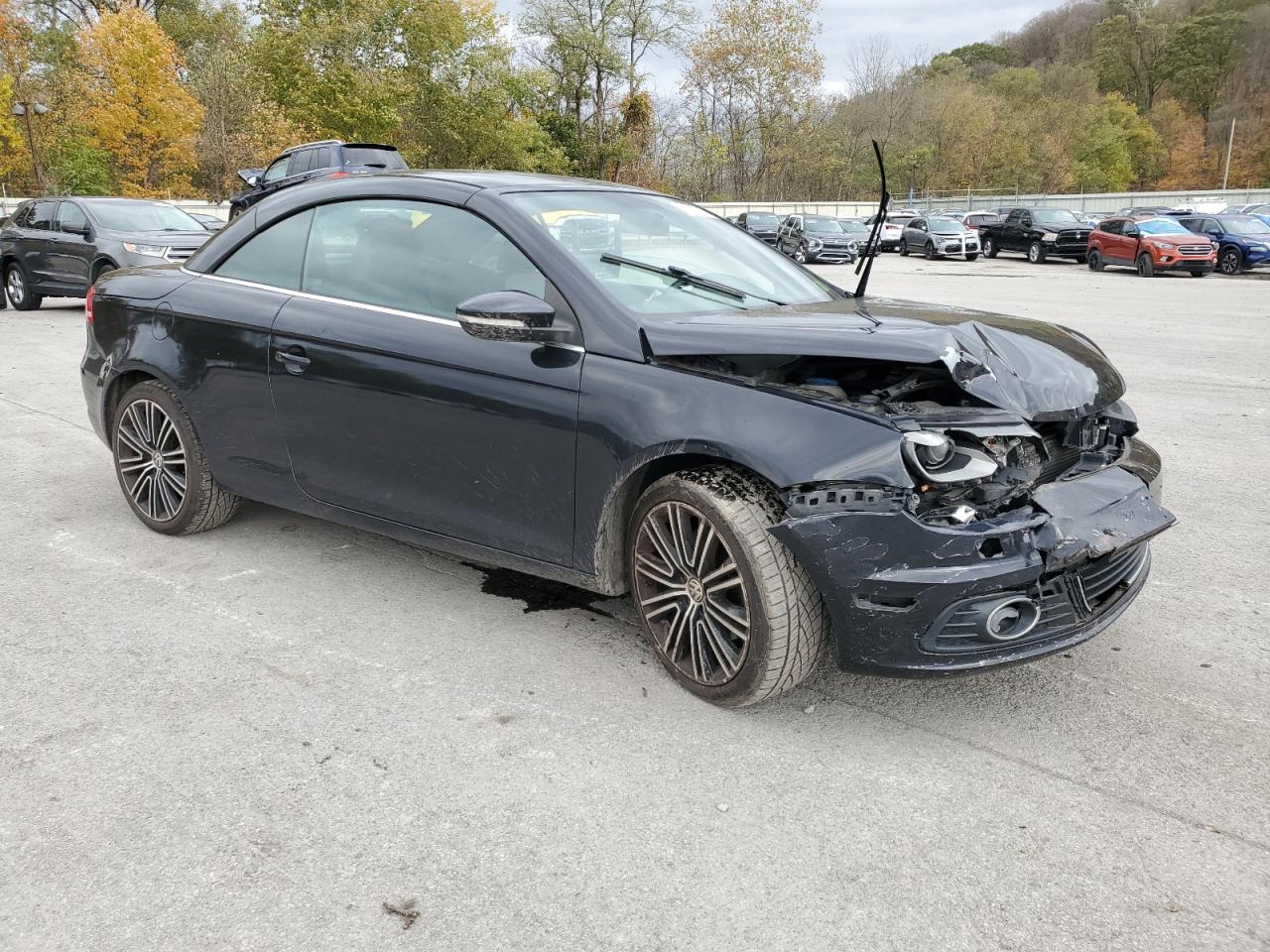 2014 Volkswagen Eos VIN WVWBW8AH4EV005691 photo 4