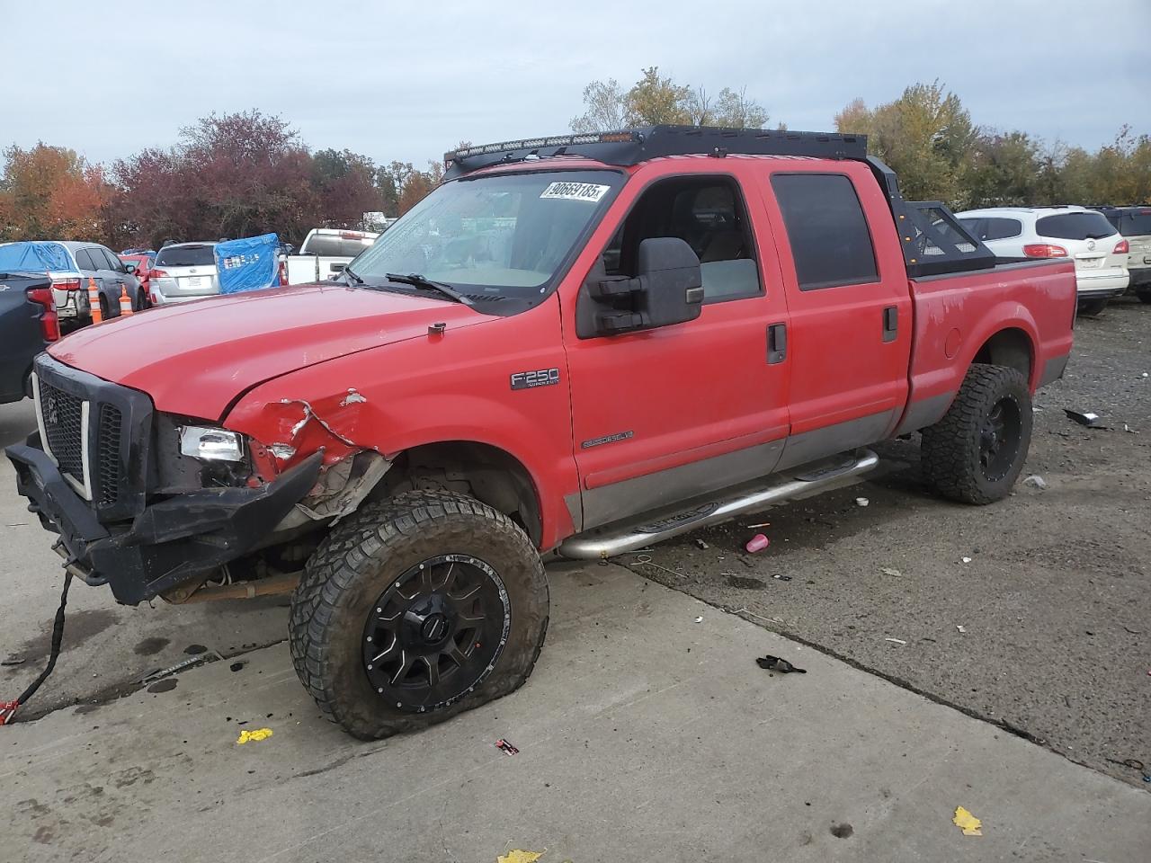 2001 Ford F250 VIN 1FTNW21F01EA70153 photo 1