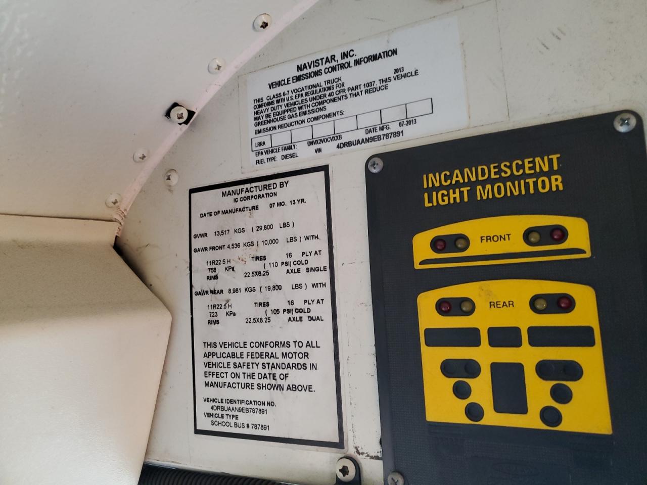 2014 Ic Ce series VIN 4DRBUAAN9EB787891 photo 10