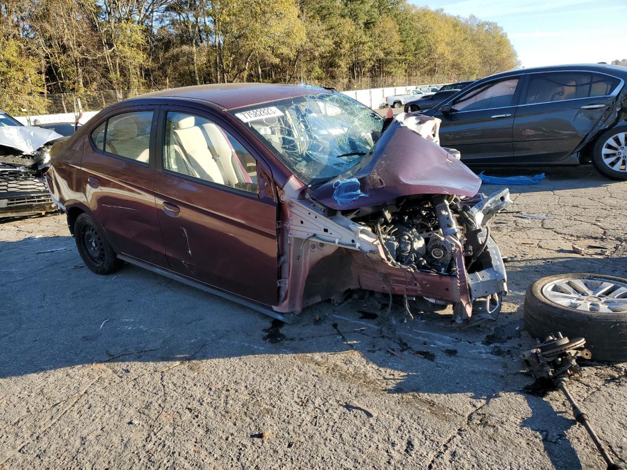 2020 MITSUBISHI Mirage VIN ML32F3FJ9LHF01053 photo 4