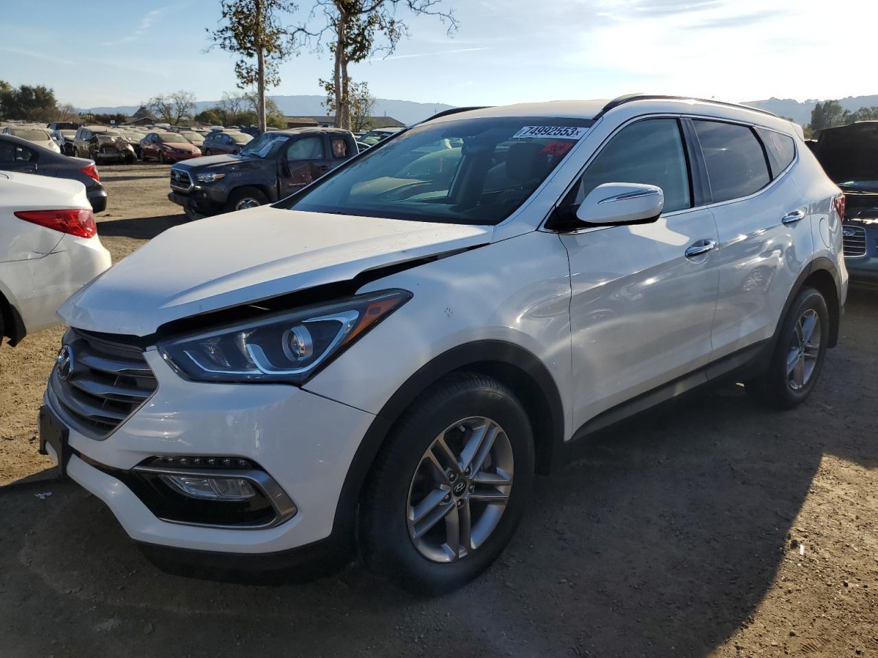 2018 HYUNDAI Santa fe VIN 5NMZUDLB8JH056964 photo 1