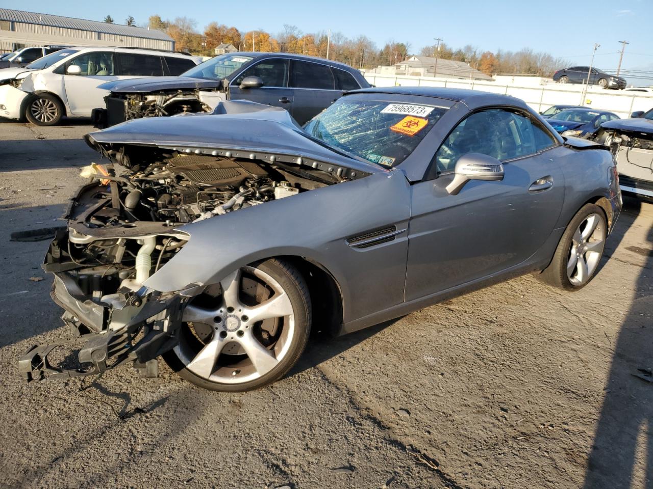 2012 Mercedes-Benz Slk-class VIN WDDPK5HA0CF008996 photo 1