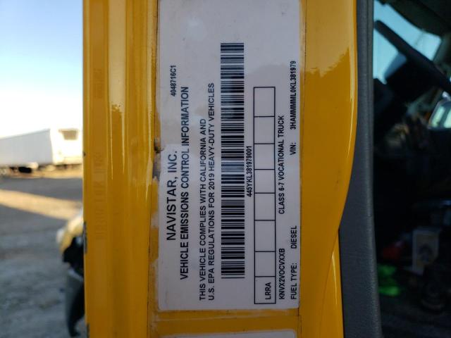 2019 INTERNATIONAL 4000 4300 VIN 3HAMMMML0KL381979 photo 10