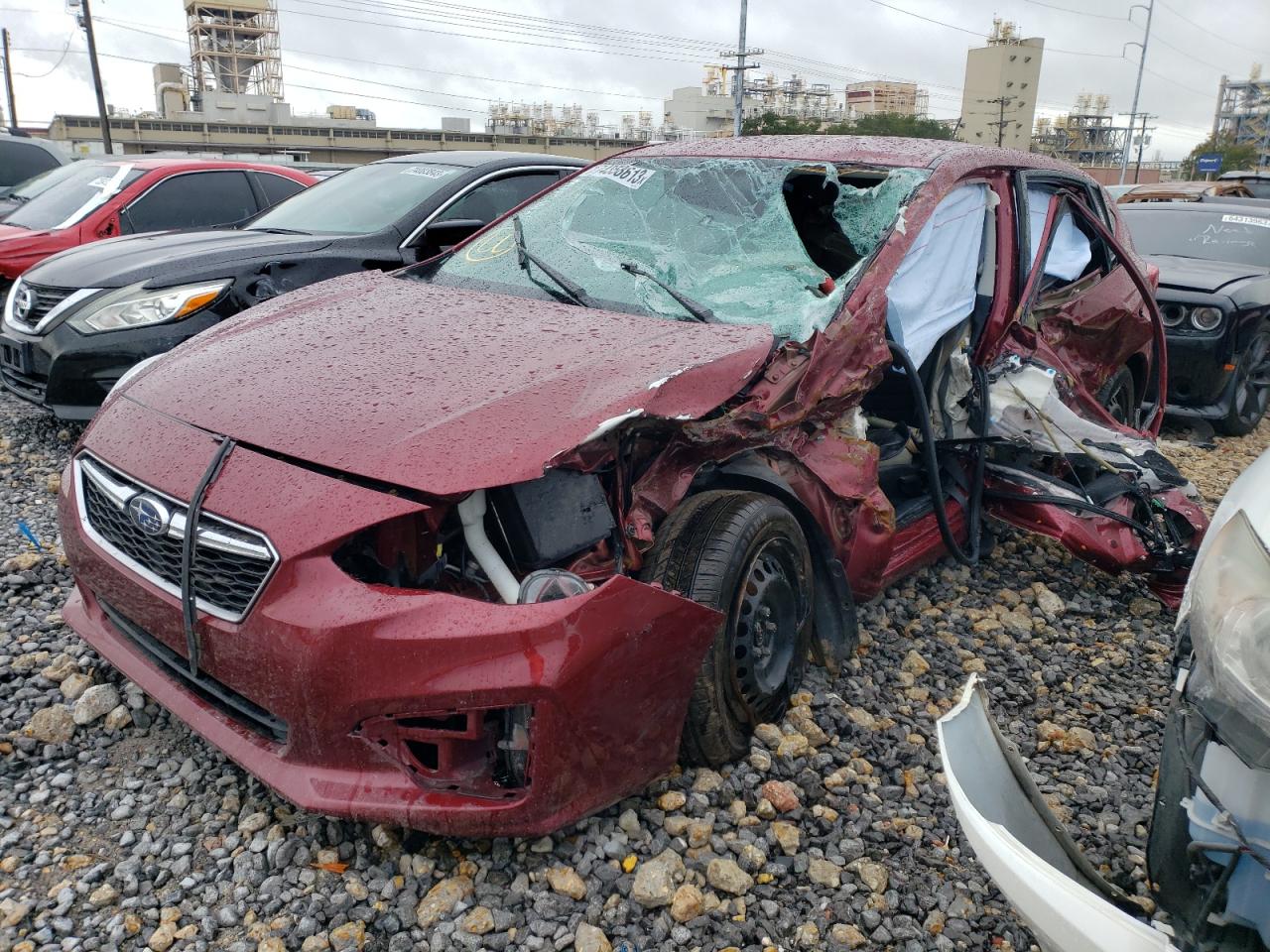 2017 Subaru Impreza VIN 4S3GTAA62H3707884 photo 1