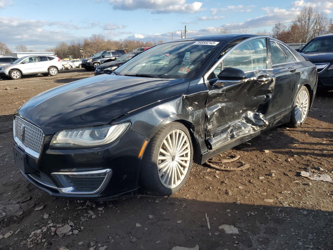 2017 Lincoln Mkz VIN 3LN6L5MU8HR607587 photo 1
