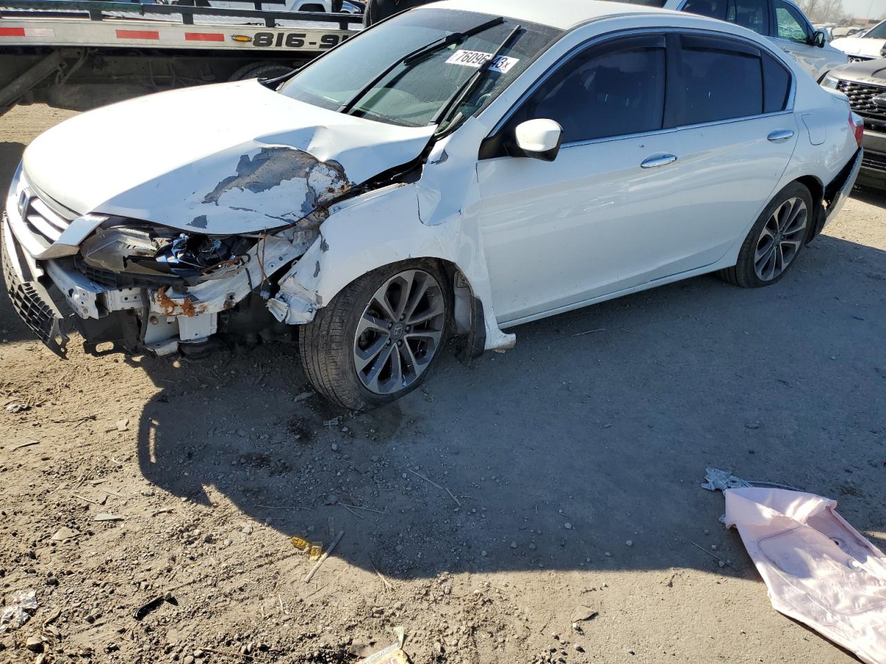 2014 HONDA Accord VIN 1HGCR2F50EA281611 photo 1