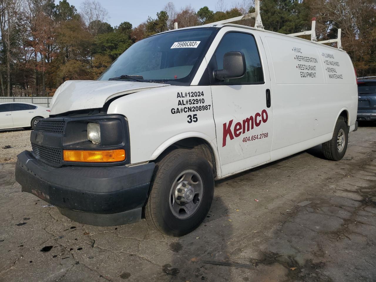 2017 CHEVROLET Express 2500 VIN 1GCWGBFF2H1234997 photo 1