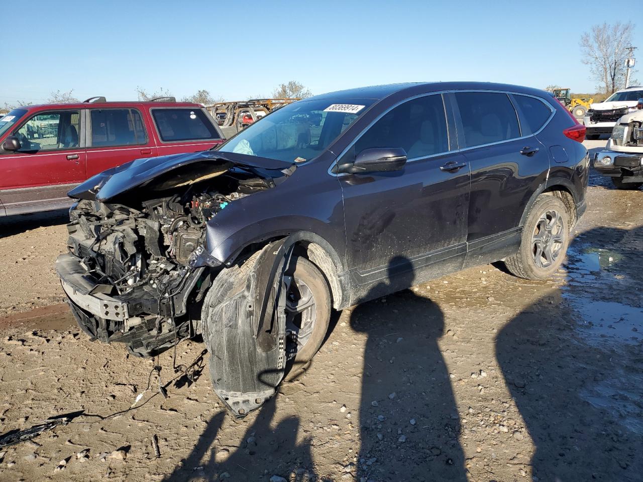 2019 Honda Crv VIN 7FARW2H55KE010856 photo 1