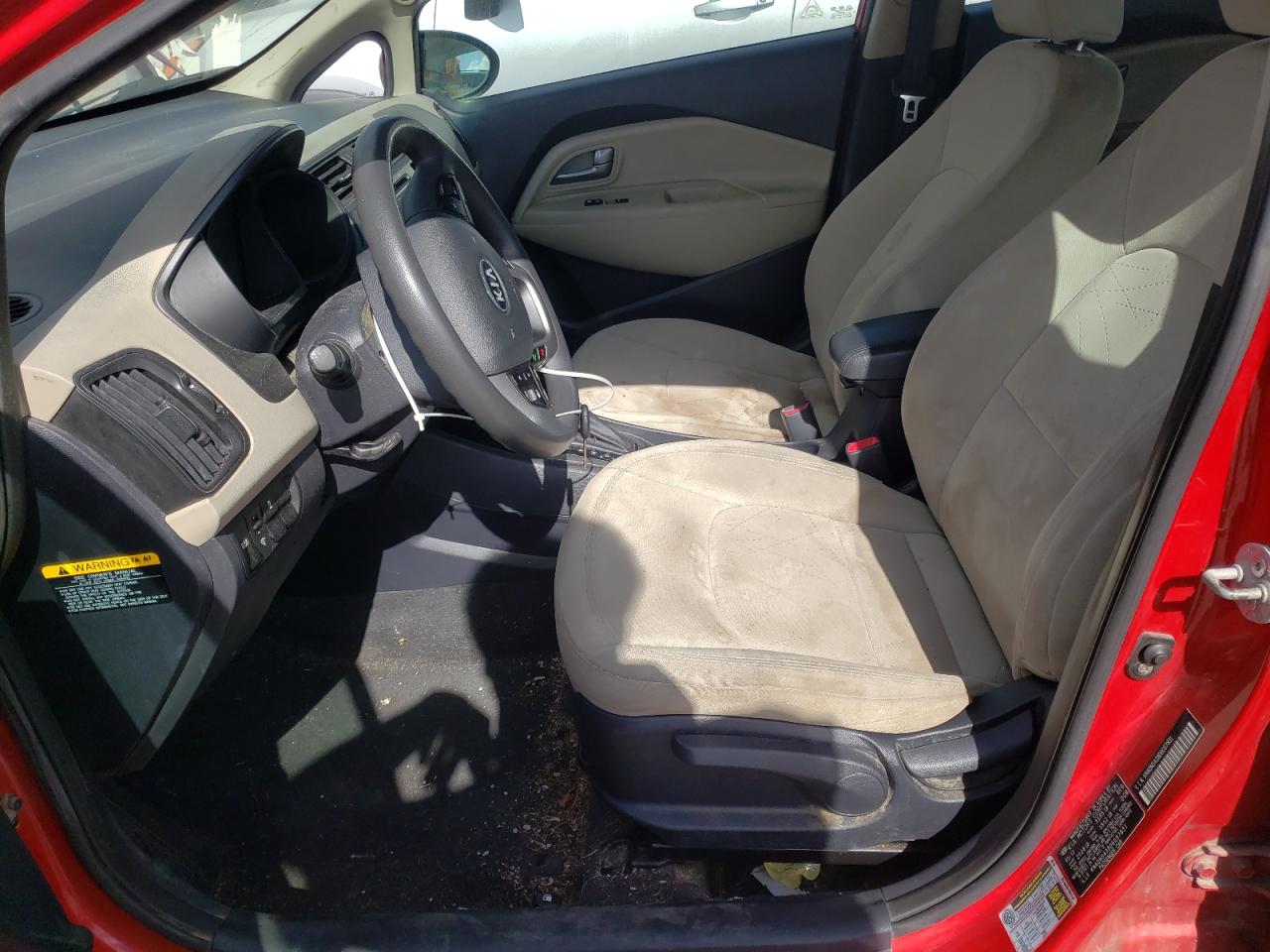 2013 Kia Rio VIN KNADN5A38D6097831 photo 7