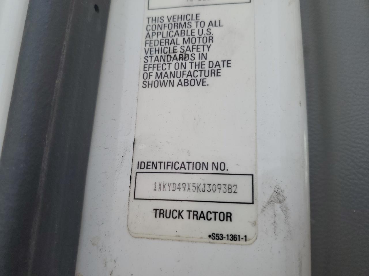 2019 Kenworth All other VIN 1XKYD49X5KJ309382 photo 10