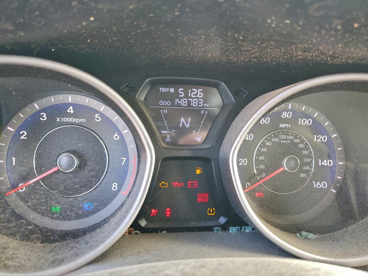 2013 Hyundai Elantra VIN KMHDH4AEXDU779512 photo 9