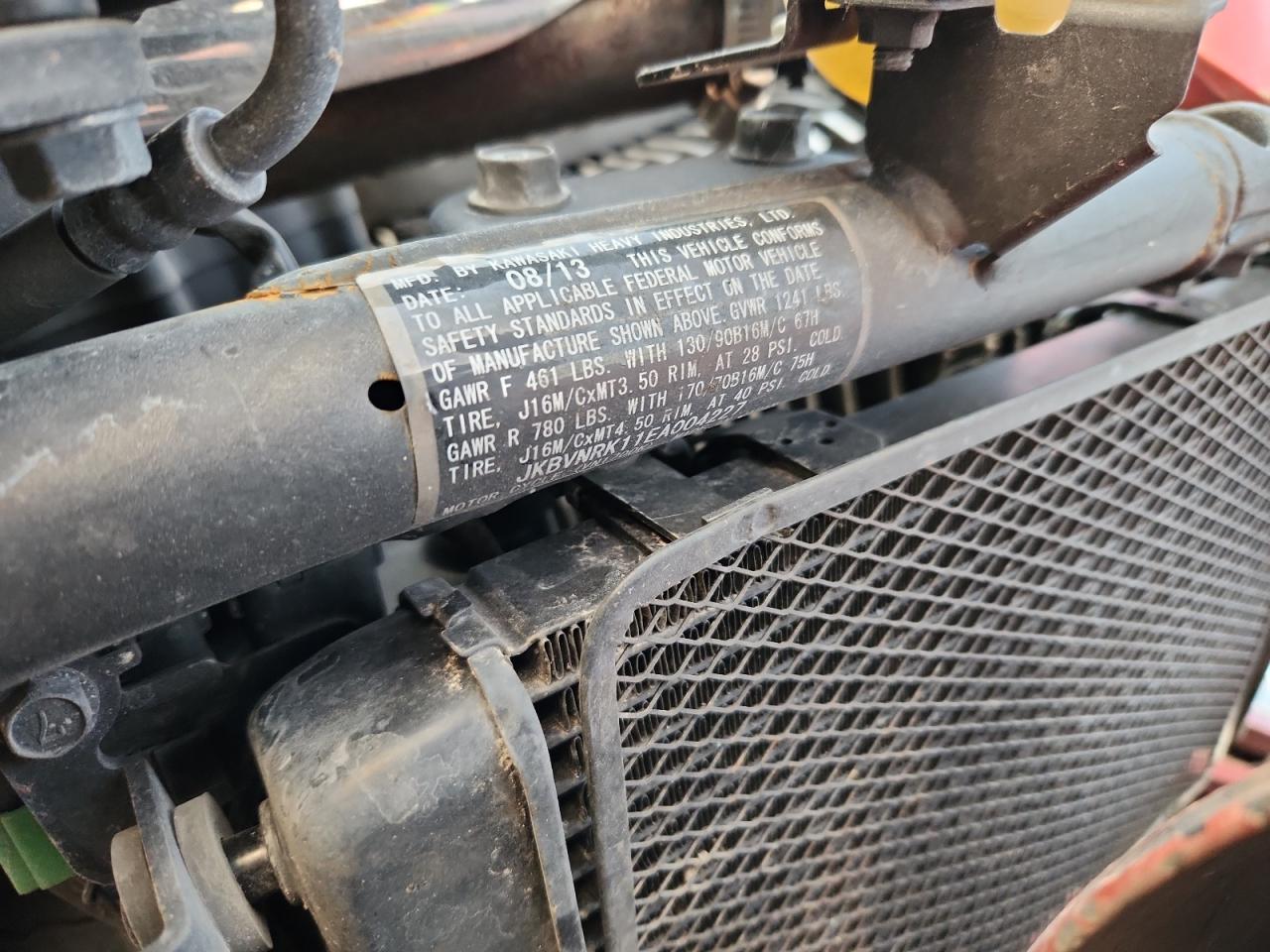 2014 Kawasaki Vulcan 17 VIN JKBVNRK11EA004227 photo 9