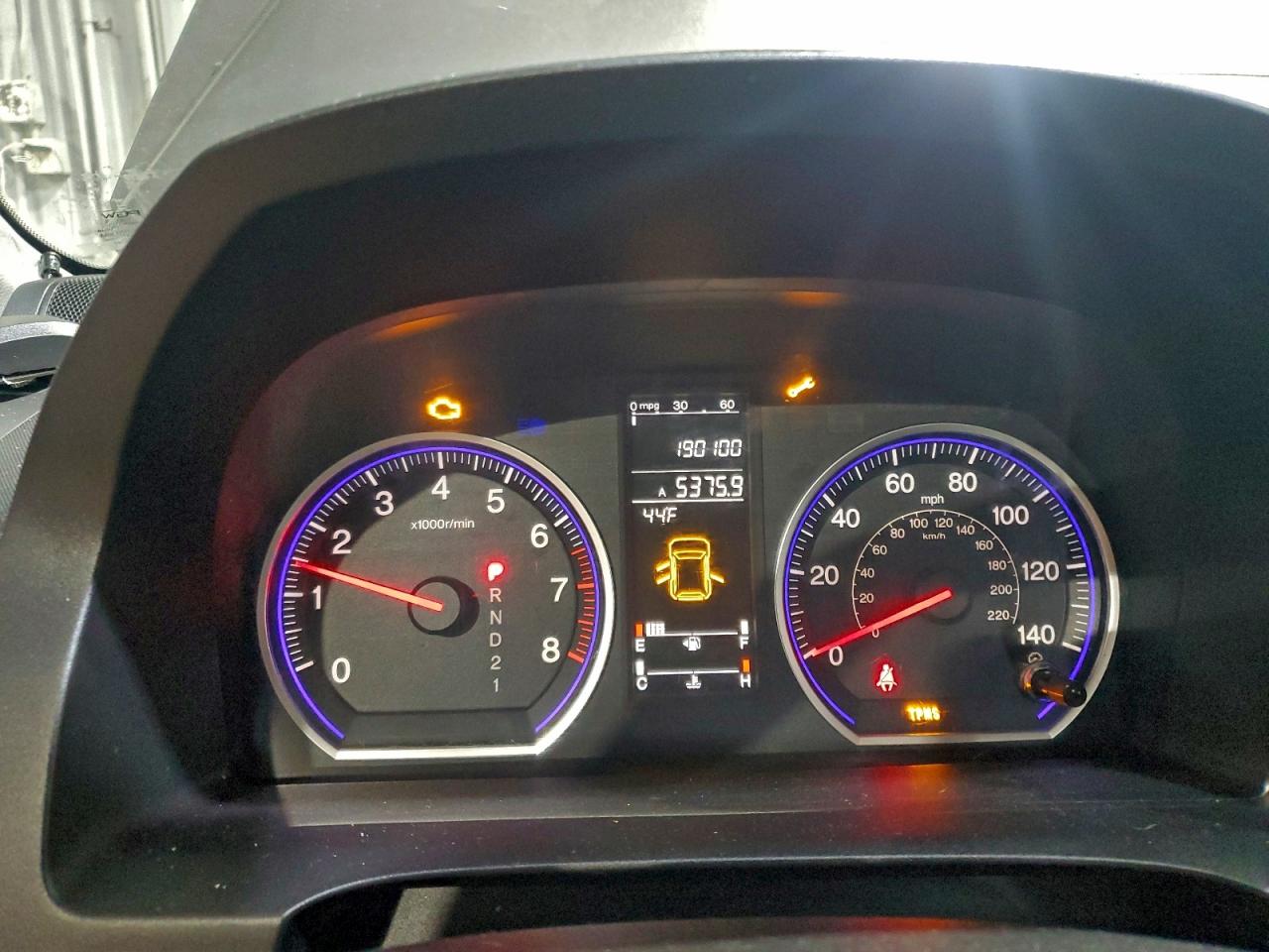 2009 Honda Crv VIN 5J6RE48529L025519 photo 9