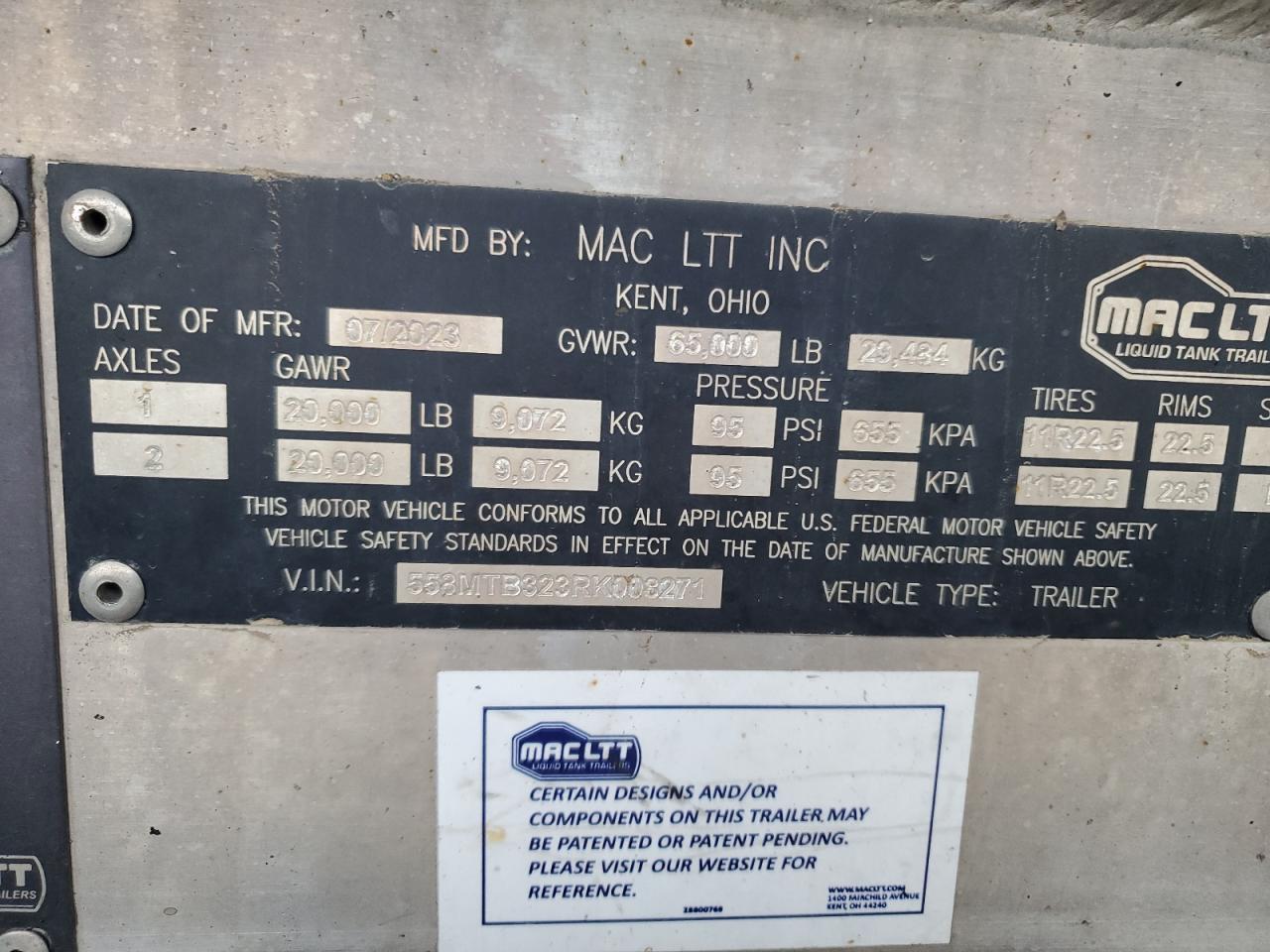 2024 MAC Unknown VIN 558MTB323RK008271 photo 10