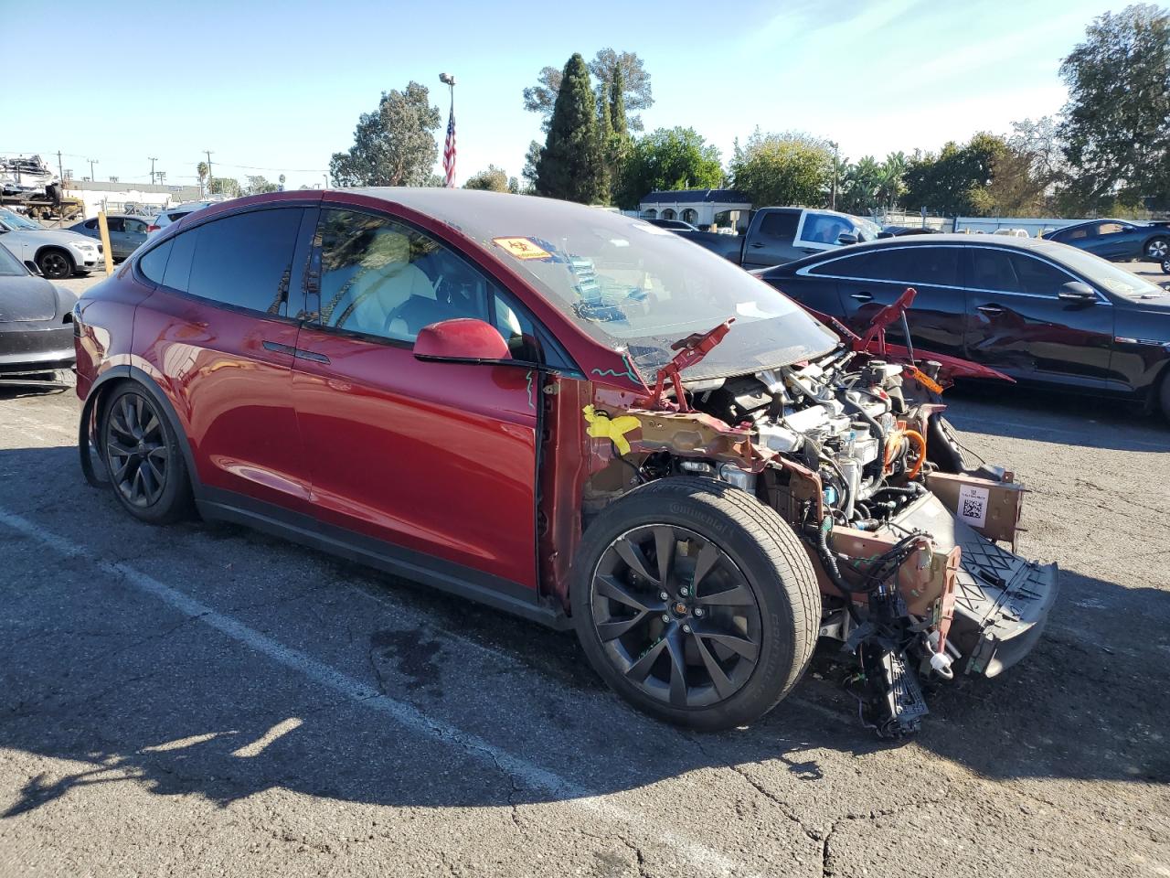 2024 TESLA Model x VIN 7SAXCBE59RF437079 photo 4