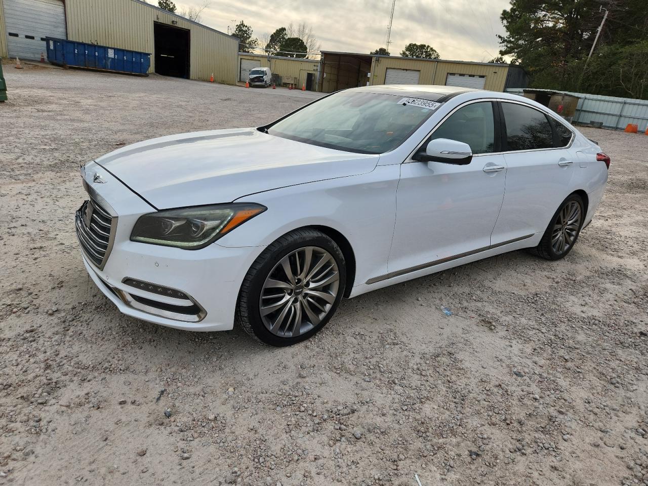 2018 Genesis G80 VIN KMHGN4JF8JU256922 photo 1
