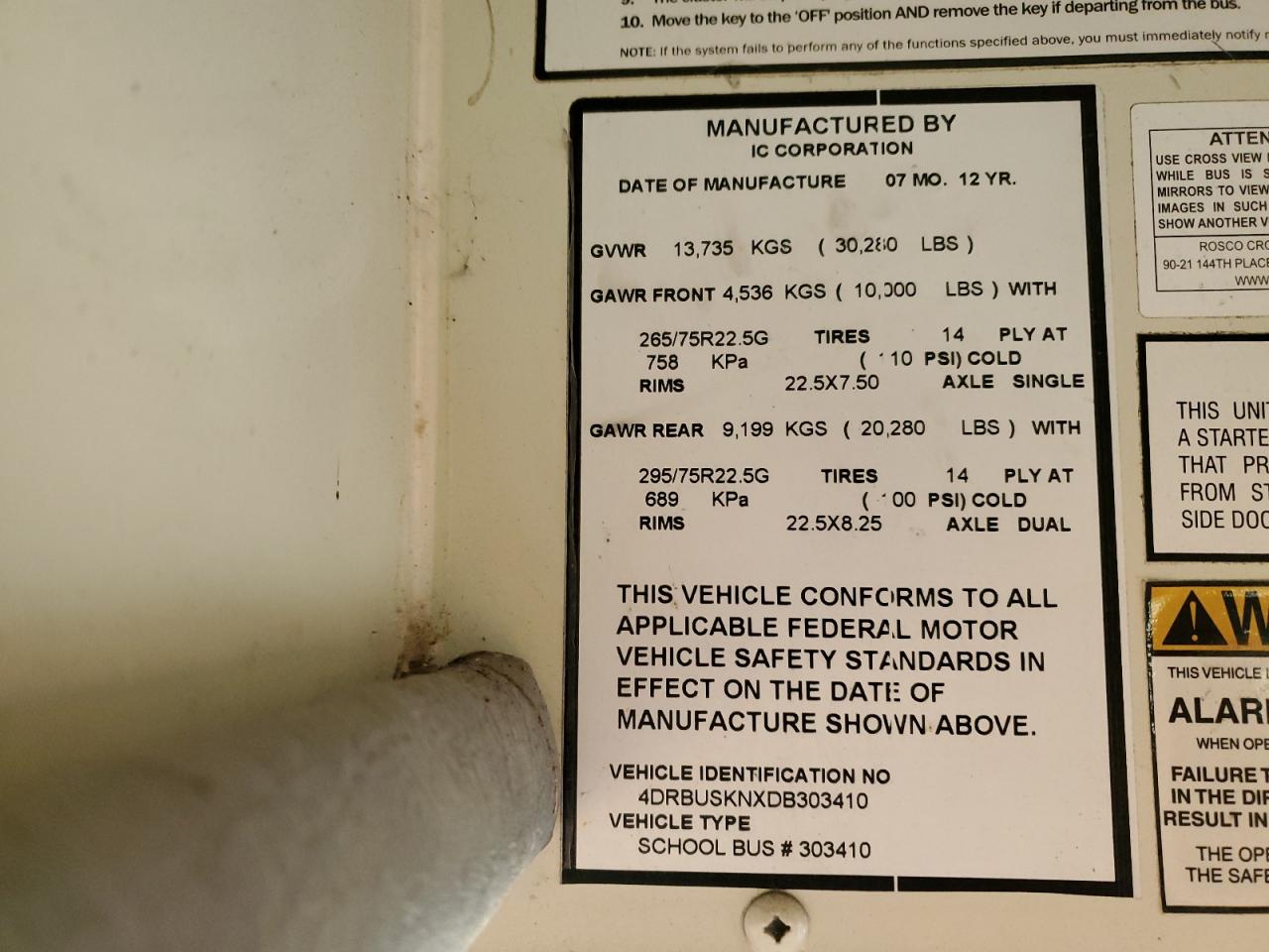 2013 Ic Ce series VIN 4DRBUSKNXDB303410 photo 10