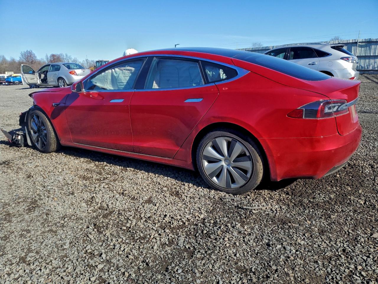 2021 Tesla Model s VIN 5YJSA1E24MF424780 photo 2
