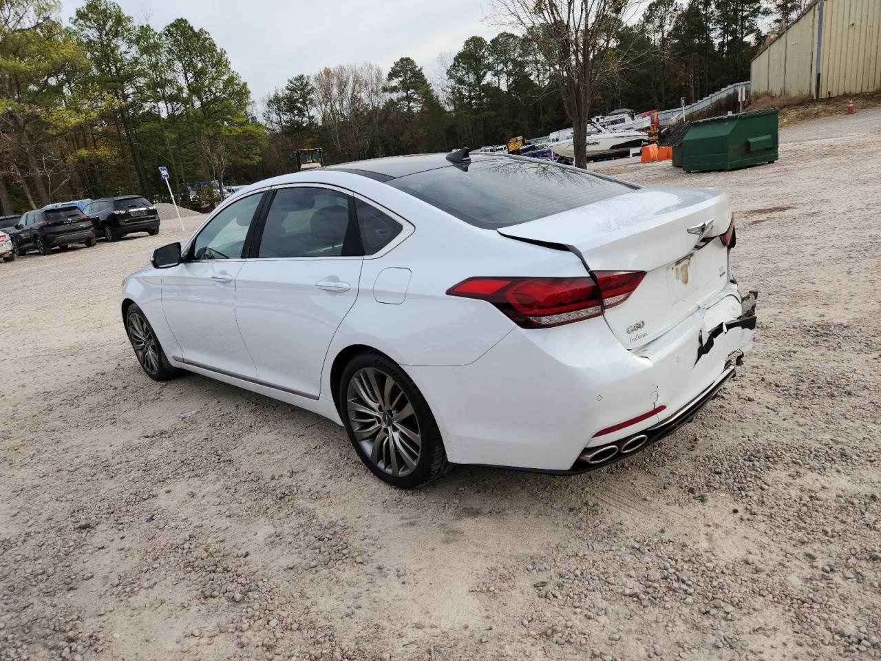 2018 Genesis G80 VIN KMHGN4JF8JU256922 photo 2
