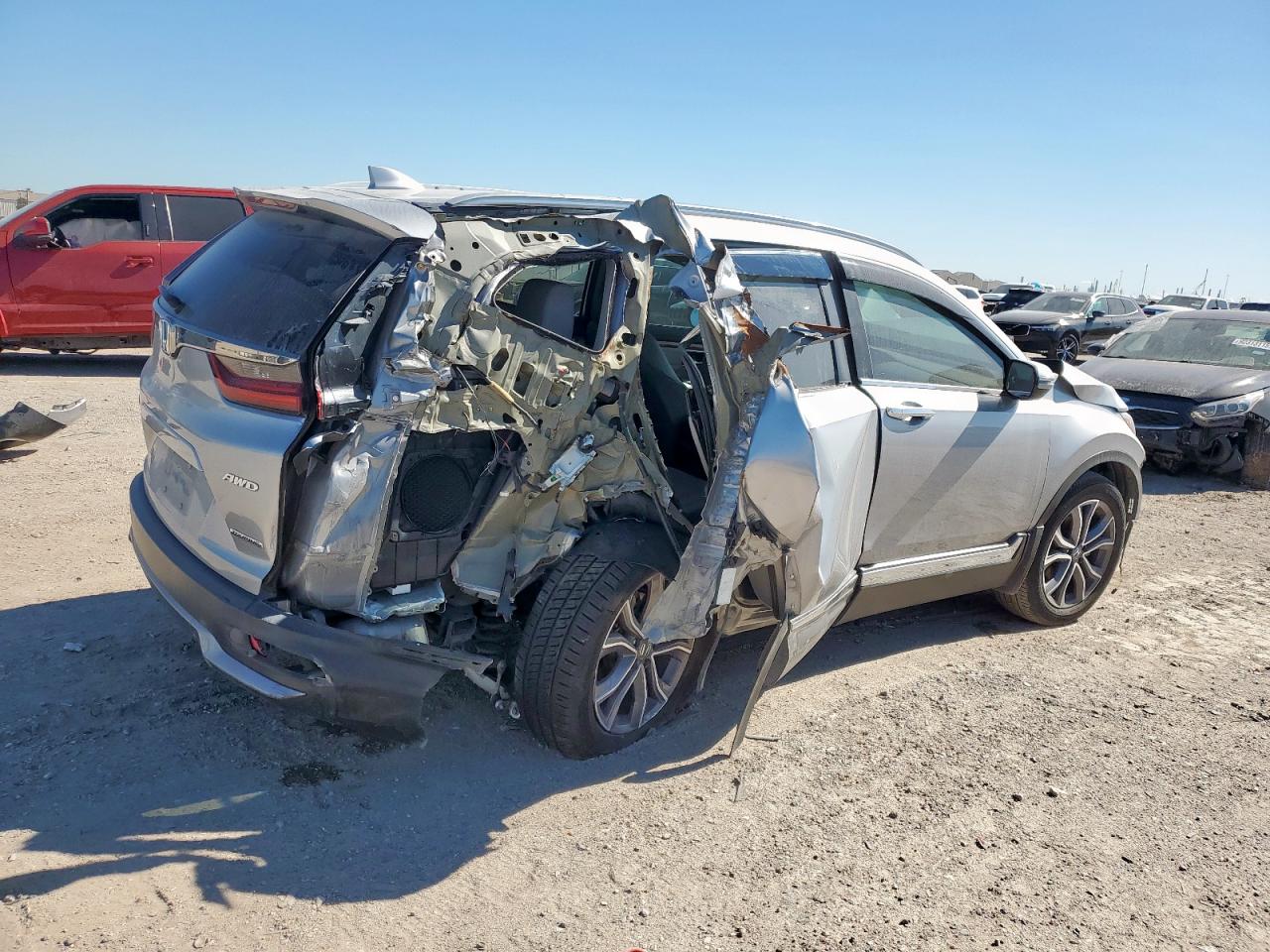 2022 Honda Crv VIN 2HKRW2H96NH666777 photo 3