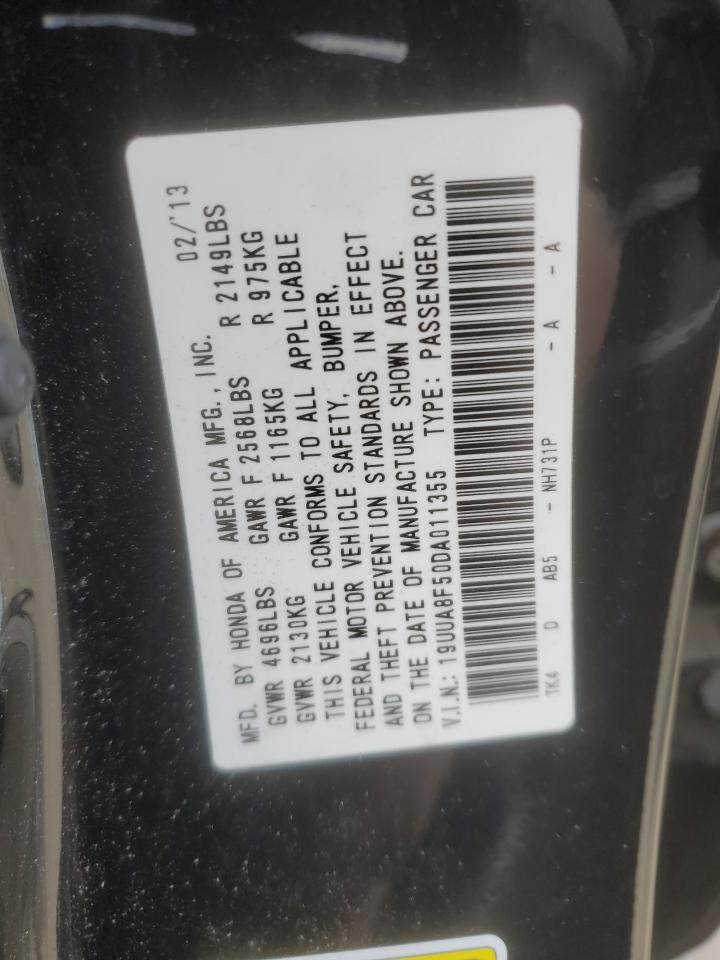 2013 Acura Tl VIN 19UUA8F50DA011355 photo 12