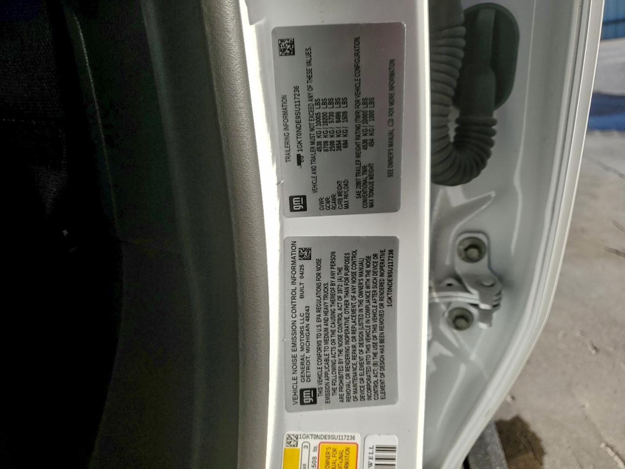 2025 GMC Hummer suv VIN 1GKT0NDE9SU117236 photo 12