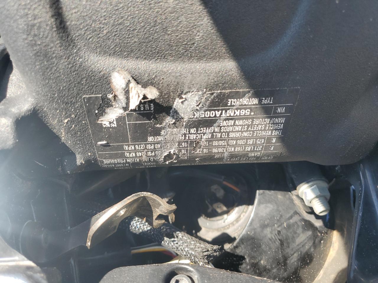 2019 INDIAN Motorcycle VIN 56KMTA005K3141771 photo 8
