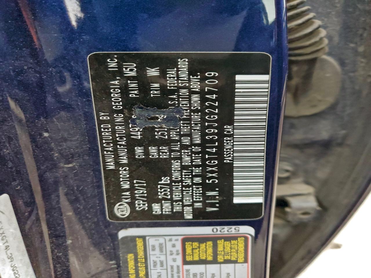 2018 Kia Optima VIN 5XXGT4L39JG224709 photo 12