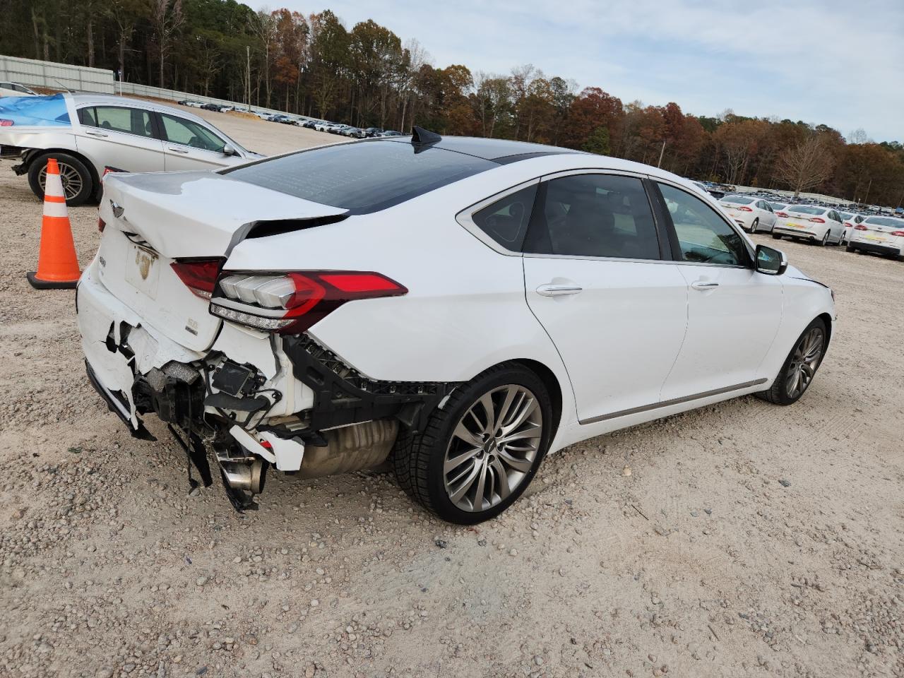 2018 Genesis G80 VIN KMHGN4JF8JU256922 photo 3