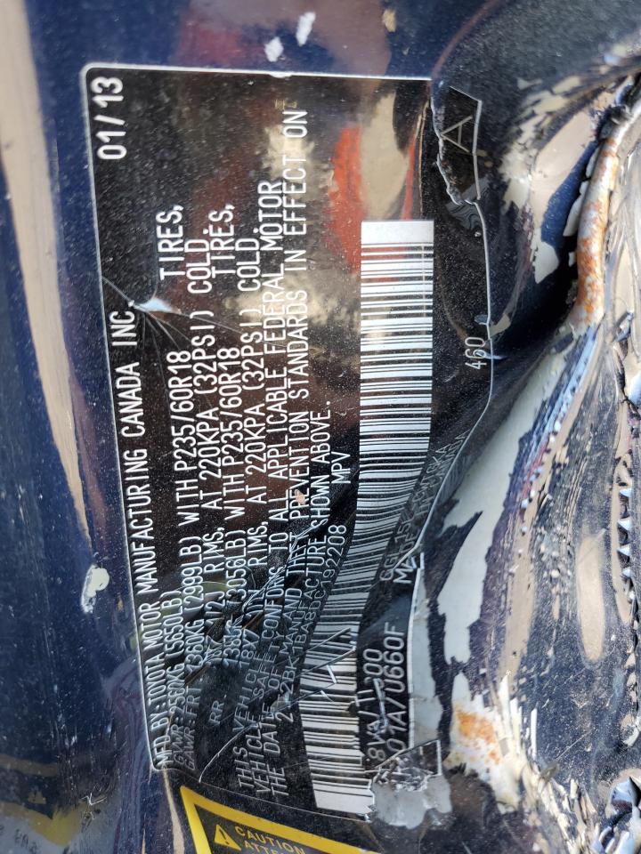 2013 Lexus Rx350 VIN 2T2BK1BA8DC192208 photo 12