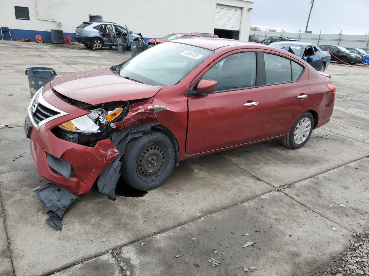 2016 NISS Versa VIN 3N1CN7AP8GL856116 photo 1