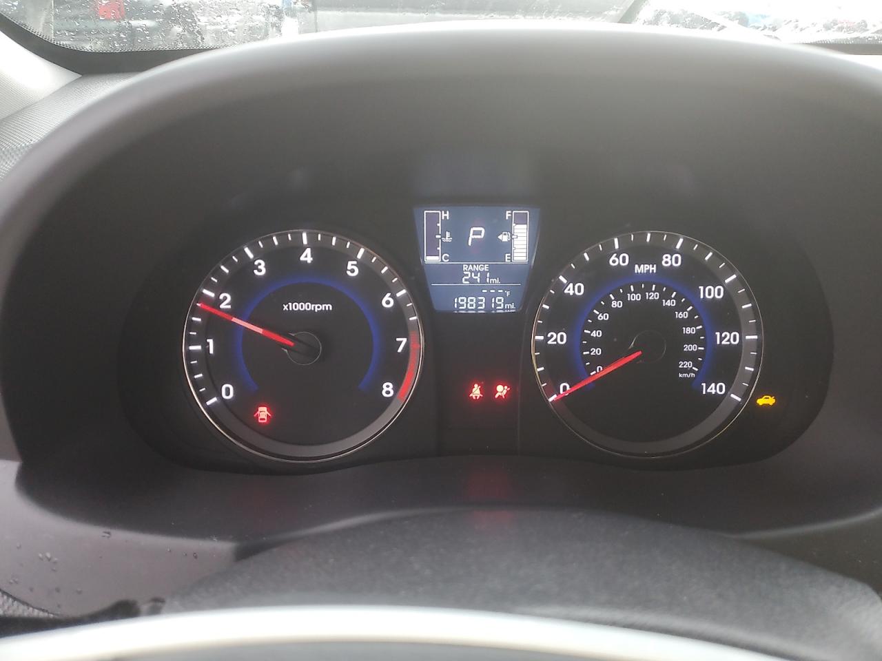 2017 HYUN Accent VIN KMHCT4AE6HU194796 photo 9