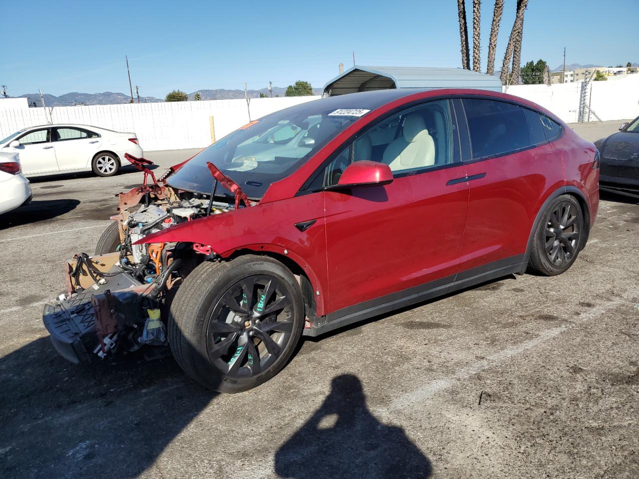 2024 TESLA Model x VIN 7SAXCBE59RF437079 photo 1