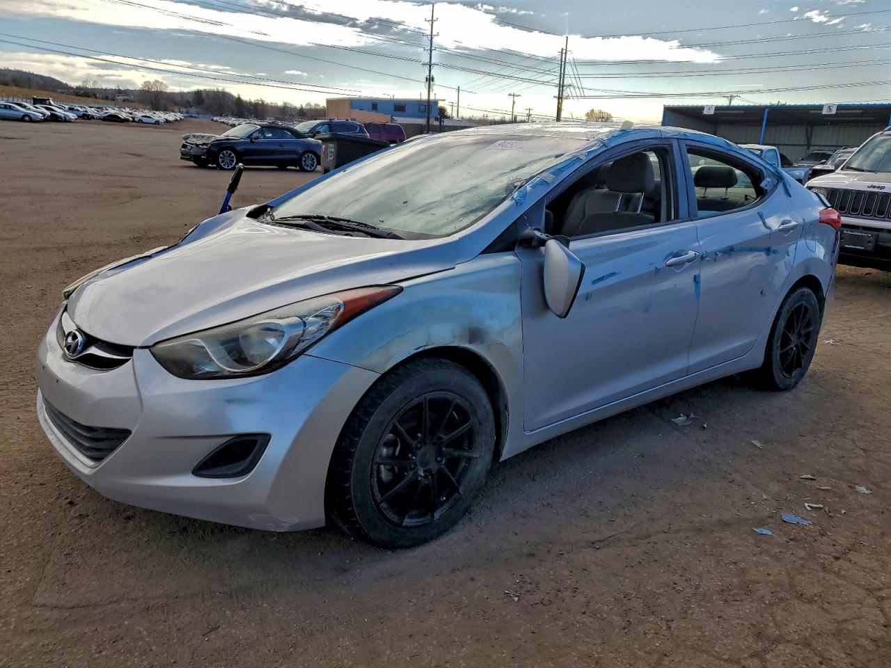 2013 Hyundai Elantra VIN KMHDH4AEXDU779512 photo 1