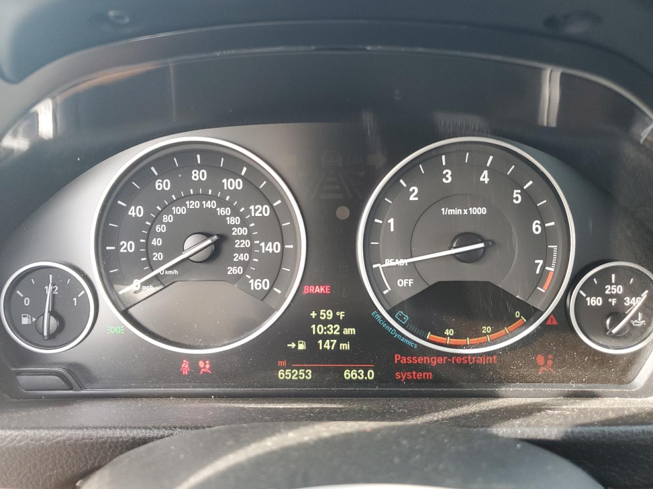2014 BMW 3 series VIN WBA3A9C52EF479724 photo 9