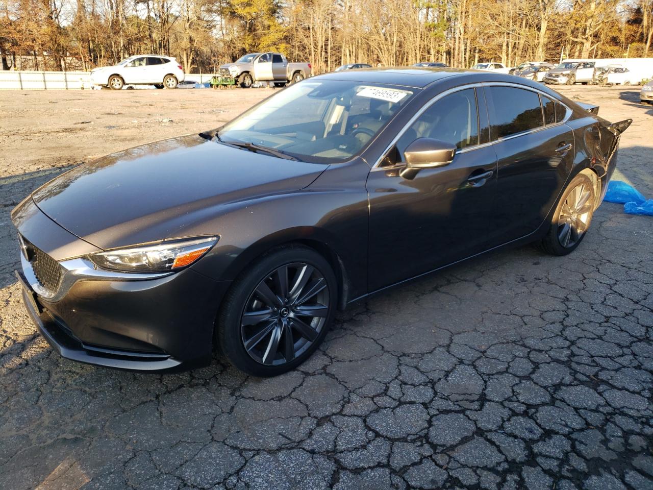 2018 MAZDA 6 VIN JM1GL1VM1J1312945 photo 1