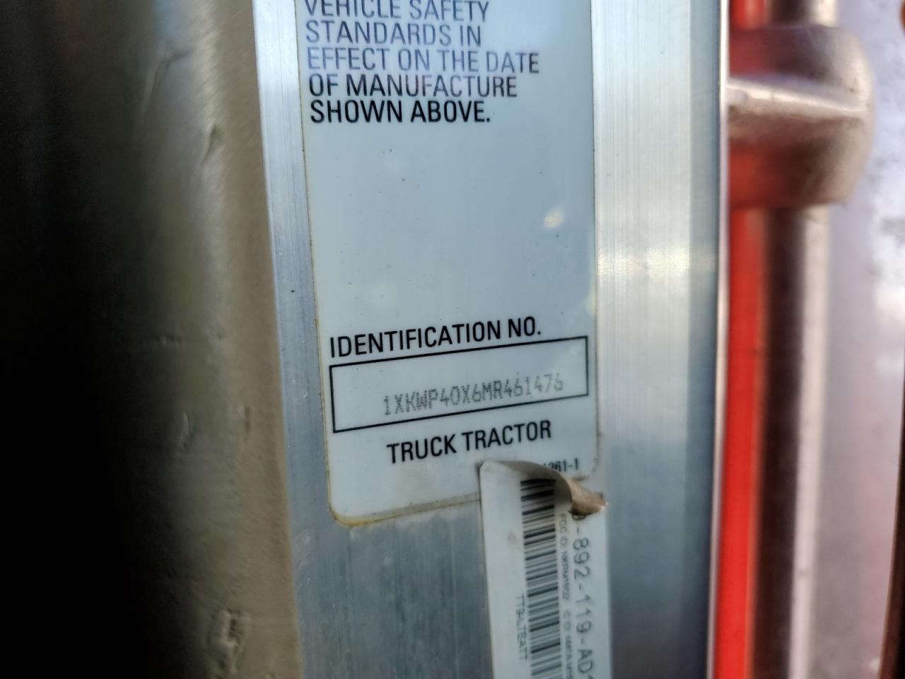 2021 KENWORTH All other VIN 1XKWP40X6MR461476 photo 10