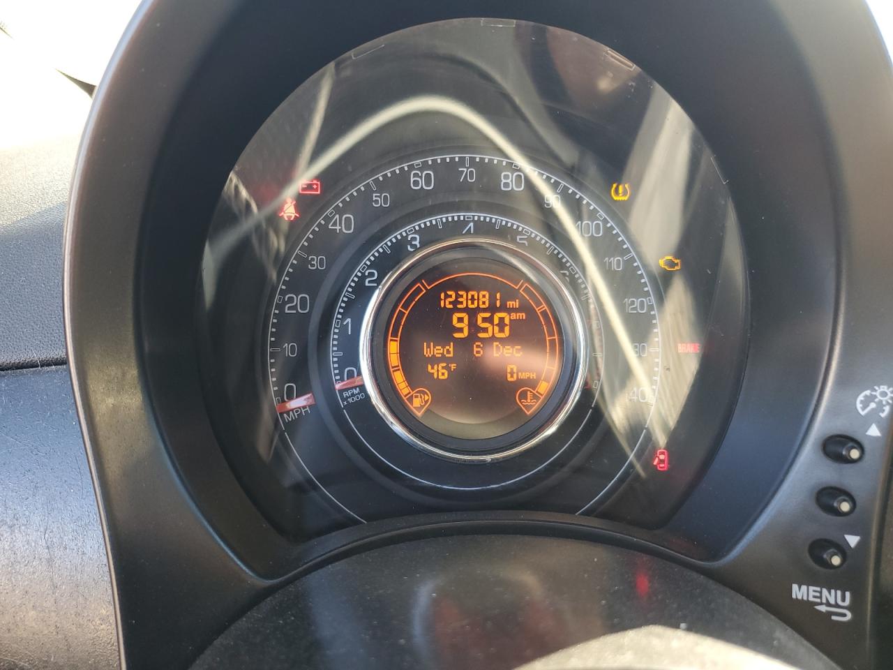 2013 FIAT 500 VIN 3C3CFFHH4DT746358 photo 9