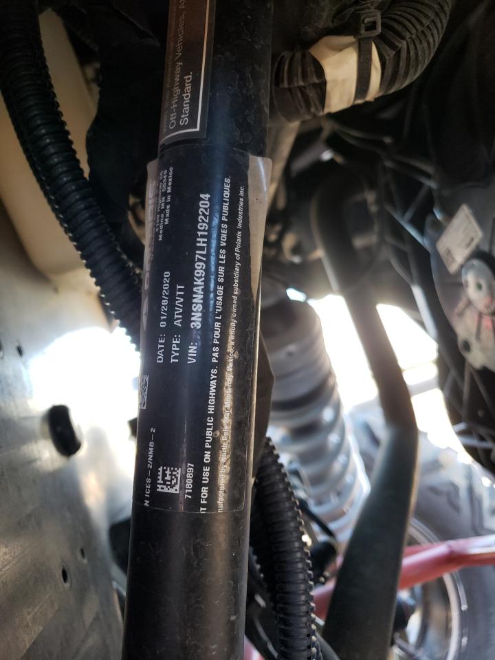 2020 POLARIS Sidebyside VIN 3NSNAK997LH192204 photo 10
